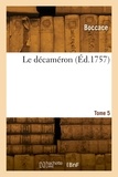  Boccace - Le décaméron. Tome 5.