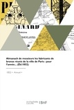  Collectif - Almanach des fabricants de bronze réunis de la ville de Paris.