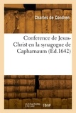 Charles Condren - Conference de Jesus-Christ en la synagogue de Capharnaum.