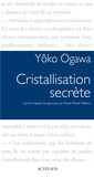 Yoko Ogawa - Cristallisation secrète.