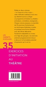 La trente-cinq exercices d'initiation au théâtre