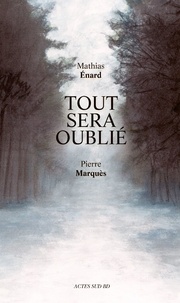 Mathias Enard et Pierre Marquès - Tout sera oublié.