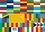 Orith Kolodny - 199 drapeaux - Formes, couleurs et motifs.
