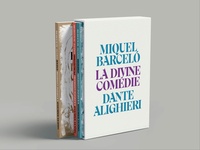 Miquel Barcelo et Dante Alighieri - La Divine comédie - Coffret en 3 volumes : Enfer ; Purgatoire ; Paradis.