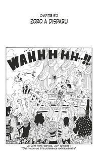 Eiichirô Oda - One Piece édition originale - Chapitre 512 - Zoro a disparu.
