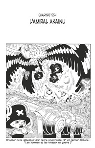 Eiichirô Oda - One Piece édition originale - Chapitre 554 - L'amiral Akainu.