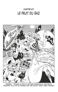 Eiichirô Oda - One Piece édition originale - Chapitre 671 - Le fruit du gaz.