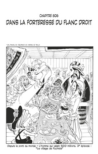 Eiichirô Oda - One Piece édition originale - Chapitre 806 - Dans la forteresse du flanc droit.