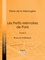 Pierre de La Mésangère et  Ligaran - Les Petits Mémoires de Paris - Tome II - Rues et Intérieurs.