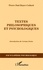 Pierre-Paul Royer-Collard - Textes philosophiques et psychologiques.