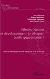 Hugues Mouckaga et Scholastique Dianzinga - Ethnies, Nations et développement en Afrique : quelle gouvernance ? - Actes du colloque de Brazzaville (Congo), du 26 au 28 mai 2014.