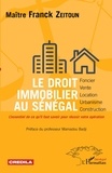 Franck Zeitoun - Le droit immobilier au Sénégal.