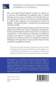Ressources naturelles et mondialisation : le pétrole et le Venezuela