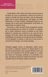 Marguerite Borel et les Curie, Langevin, Perrin. Une société de savants humanistes