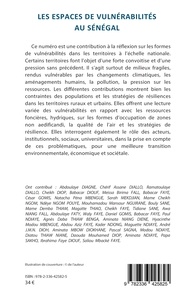 Revue espaces et sociétés en mutation N° spécial, juillet 2023 Les espaces de vulnérabilités au Sénégal. Pratiques spatiales et stratégies d’acteurs