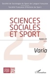  XXX - Sciences sociales et sport - Varia.