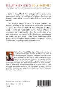 Bulletin des gestes de la politique. Décryptage, analyse et réflexion sur la société politique au Sénégal