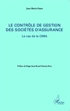 Jean-Marie Fotso - Le contrôle de gestion des sociétés d'assurance - Le cas de la CIMA.