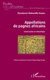 Dieudonné Mukundila Kembo - Appellation de pagnes africains - Construction et sémantique.