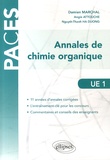 Damien Marchal - Annales de chimie organique UE 1.