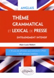 Alain-Louis Robert - Anglais, thème grammatical et lexical de presse - Entraînement intensif, Ecricome, Iéna LV2.