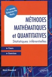 Rémi Chautard - Méthodes mathématiques et quantitatives - Statistiques inférentielles, Cours et exercices 1re année Sciences-Po Paris.