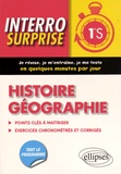 Frédéric Testu et Bernadette Tisserand - Histoire géographie 1re S - Points clés à maîtriser, 83 exercices chronométrés et corrigés.