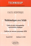 Bouchaïb Radi et Abdelkhalak El Hami - Mathématiques avec Scilab - Guides de calcul, programmation, représentations graphiques, conforme aux nouveaux programmes MPSI.