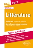 Nathalie Cournarie et Stéphanie d' Espiés - Nouvelle oeuvre au programme et Oedipe roi bac terminale littéraire 2017.
