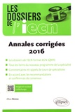 Alban Deroux - Annales corrigées 2016.