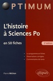 Pierre Michon - L'histoire à Sciences Po en 50 fiches.