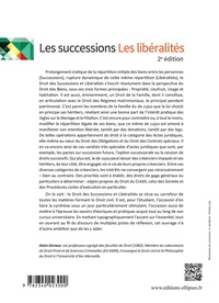 Les successions, les libéralités 2e édition
