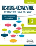 Sonia Laloyaux - Histoire-Géographie Enseignement moral et civique 3e spécial Brevet - Tout le programme en schémas.