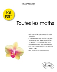 Vincent Rohart - Toutes les maths en PSI-PSI*.