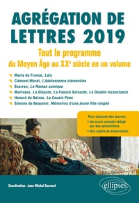 Jean-Michel Gouvard et Delphine Pierre - Agrégation de Lettres - Tout le programme du Moyen-Age au XXe siècle en 1 volume.