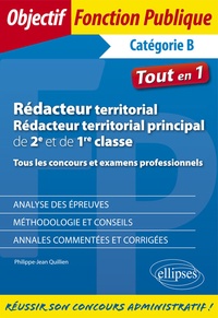 Philippe-Jean Quillien - Rédacteur territorial, rédacteur territorial principal de 2e et 1re classe - Tous les concours et examens professionnels.