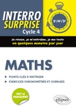 Cédric Bertone - Mathématiques cycle 4 - Tout le cours en 128 questions/réponses et 400 exercices chronométrés et corrigés.
