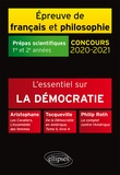 Philippe Guisard et Christelle Laizé - L'essentiel sur la démocratie - Epreuve de français/philosophie Prépas scientifiques 1re et 2e années.