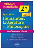 Jean-Philippe Chemineau et Natalie Cossart - Spécialité humanités, littérature et philosophie 1re.