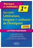 Marie-Laure Le Berre - Spécialité littérature, langues et cultures de l'antiquité 1re.