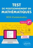 Christophe Poulain - Test de positionnement en mathématiques - QCM d'autoévaluation entrée en 2de.