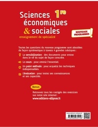 Sciences économiques et sociales 1re enseignement de spécialité  Edition 2021