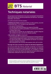 Techniques notariales, BTS notariat. Epreuve E5 3e édition