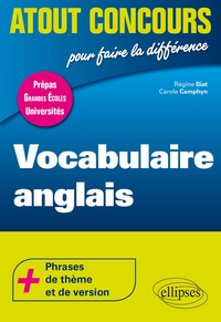 Régine Biat et Carole Camphyn - Vocabulaire anglais.