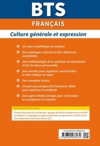 BTS Français Culture générale et expression. De la musique avant toute chose ?  Edition 2021-2022