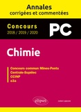 Julien Lejeune - Concours Chimie PC 2018 / 2019 / 2020 - Concours commun Mines-Pont, Centrale-Sipélec, CCINP, e3a.