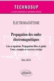 Rabia Aksas - Propagation des ondes électromagnétiques - Lois et équations, propagations libre et guidée, cours, exemples et exercices corrigés.