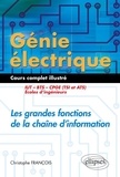 Christophe François - Génie électrique : Les grandes fonctions de la chaine d'information IUT, BTS, CPGE (TSI et ATS), écoles d'ingénieurs - Cours complet illustré.