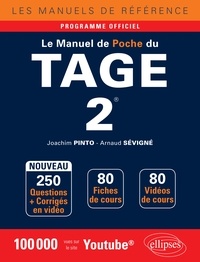 Joachim Pinto et Arnaud Sévigné - Le manuel de poche du TAGE 2.