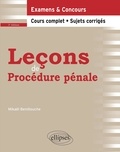 Mikaël Benillouche - Leçons de procédure pénale.